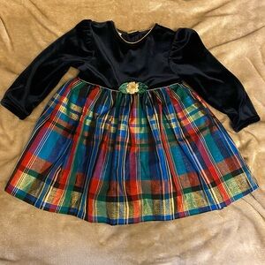 24 months holiday baby dress